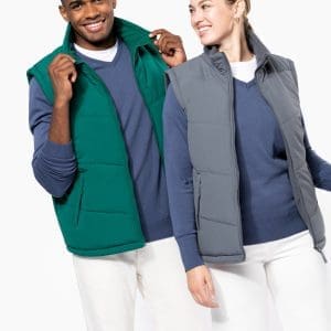 Bodywarmer doublé polaire unisexe