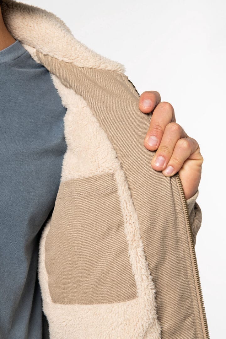 Veste écoresponsable col sherpa unisexe – Image 8