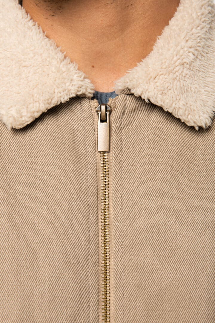 Veste écoresponsable col sherpa unisexe – Image 9