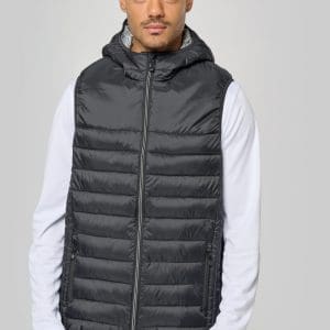 Bodywarmer à capuche