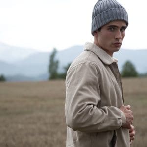 Bonnet à double côte et revers