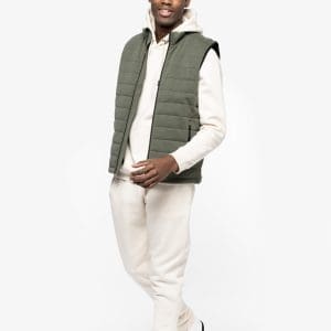 Bodywarmer écoresponsable en maille homme