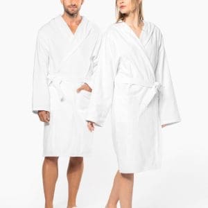 Peignoir de bain à capuche Bio