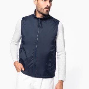 Bodywarmer doublé polaire unisexe