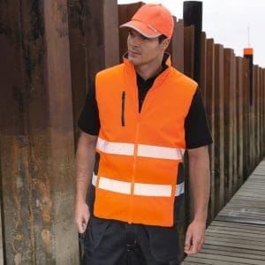 Bodywarmer de sécurité réversible