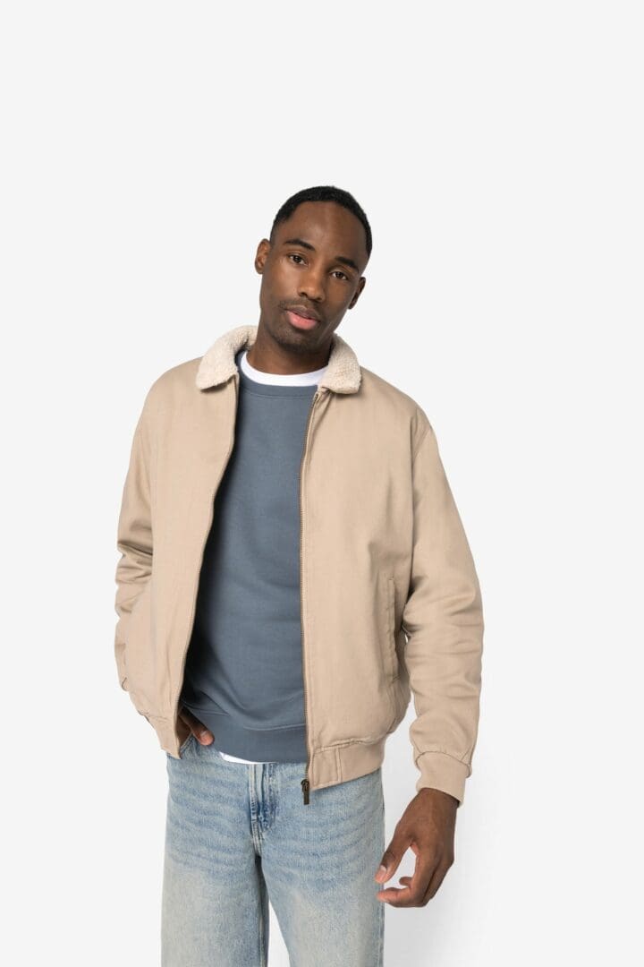 Veste écoresponsable col sherpa unisexe – Image 90