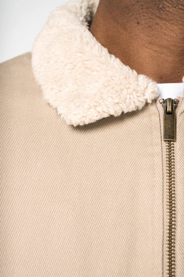 Veste écoresponsable col sherpa unisexe – Image 93