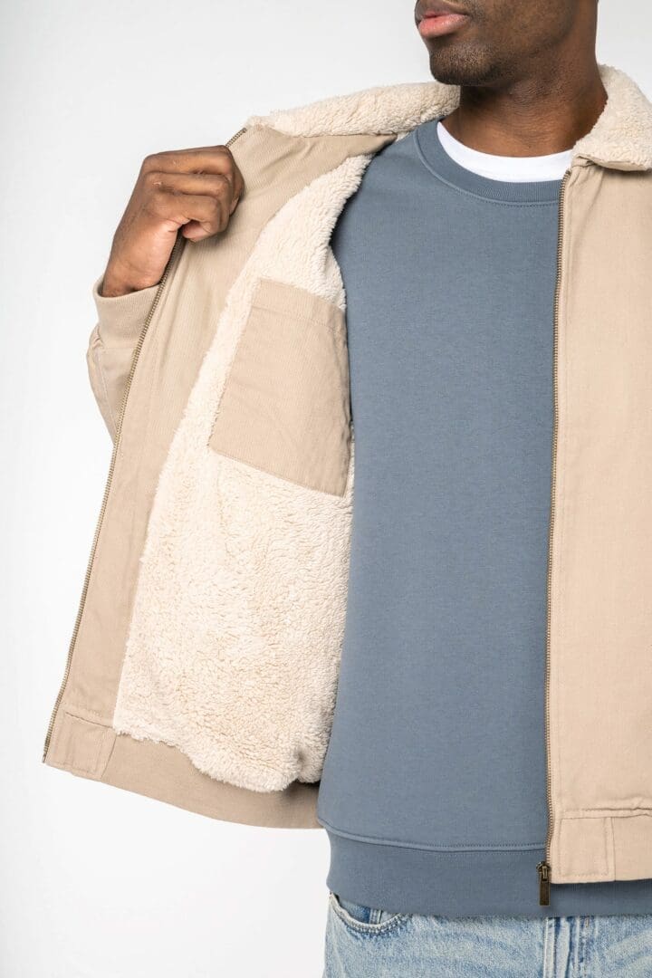 Veste écoresponsable col sherpa unisexe – Image 95